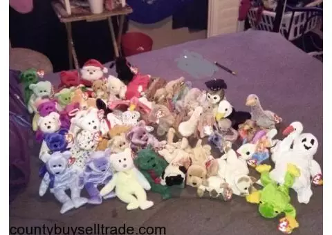 Beanie babies lot of 50